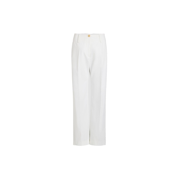 Patou Wide waistband trousers in White organic cotton gabardine