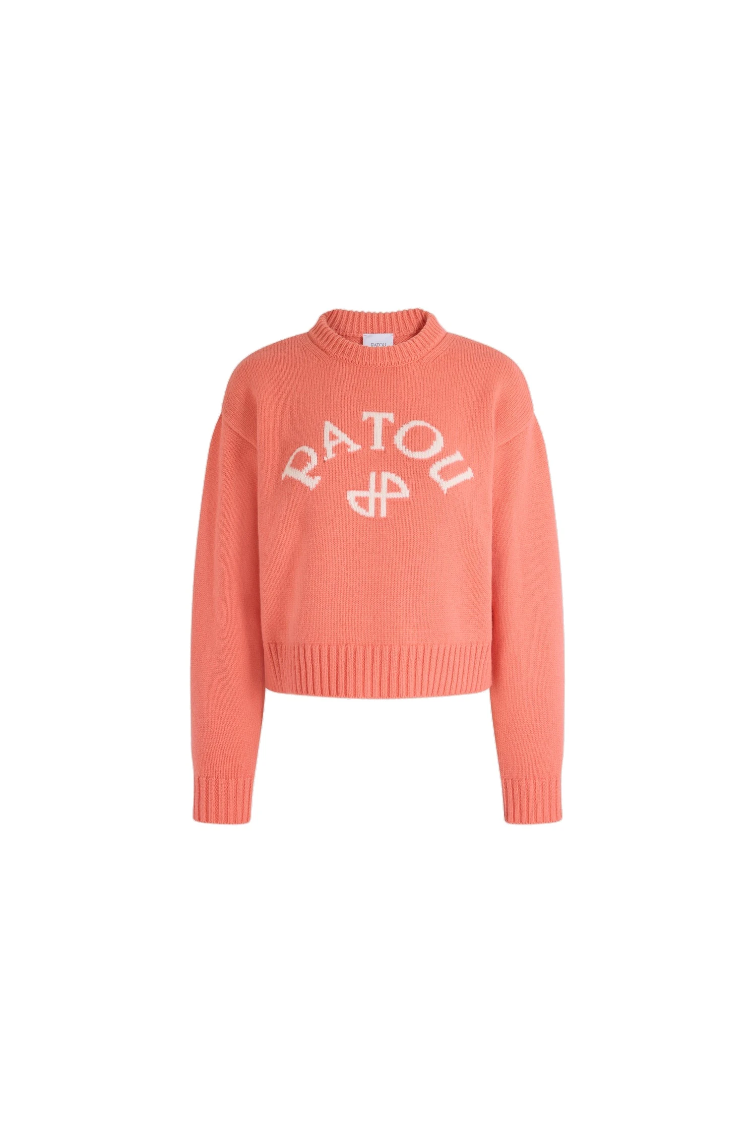 Patou Wool and cashmere sweater in Winter Blush | Knitwear | Coveti Patou Wool and cashmere sweater in Winter Blush