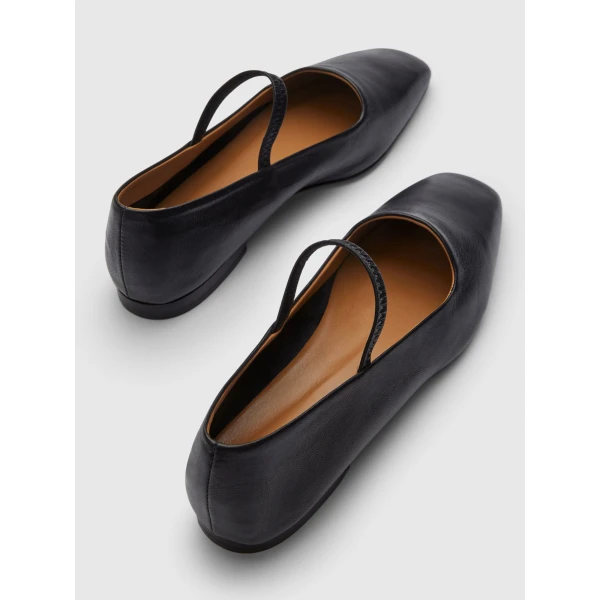 ATP Atelier Petina in Black Mary Jane Flats Black