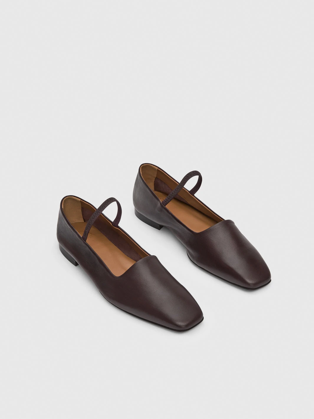 ATP Atelier Petina in Walnut Mary Jane Flats Brown