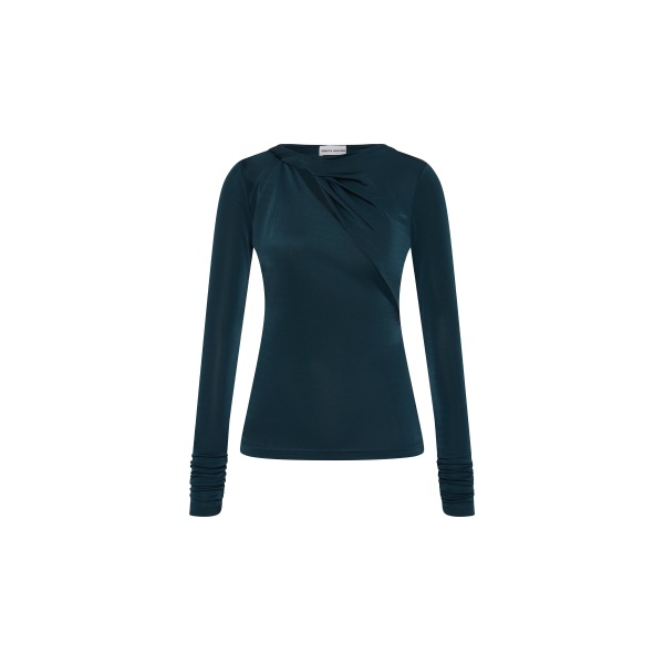 Rebecca Vallance Jazzlyn Long Sleeve Top in Teal
