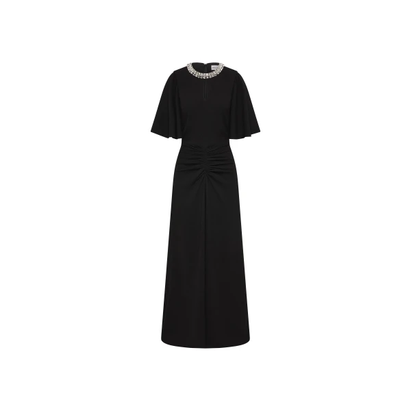 Rebecca Vallance Noemie Midi Dress in Black