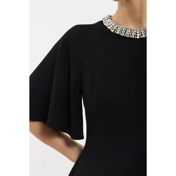 Rebecca Vallance Noemie Mini Dress in Black