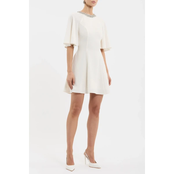 Rebecca Vallance Ivory mini dress
