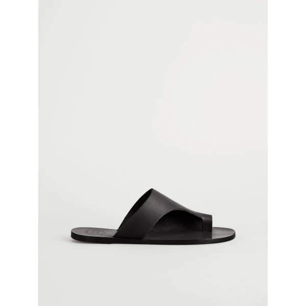 ATP Atelier Rosa in Black Cutout Sandals