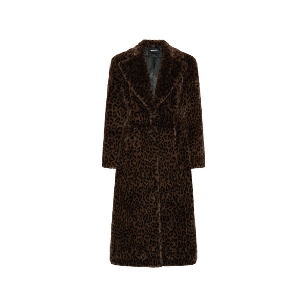 Faux Fur Coat Leopard