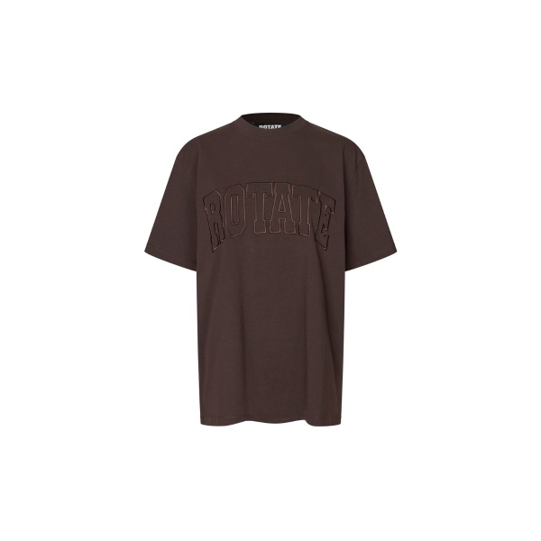 Jersey Oversized T-Shirt Brown