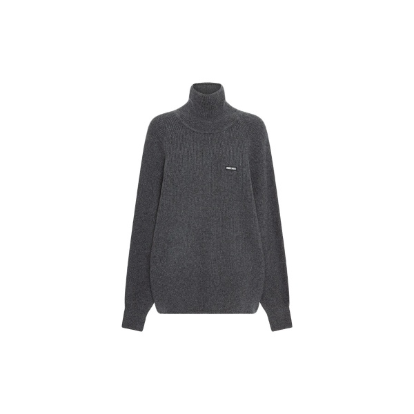 Knit Highneck Jumper Grey