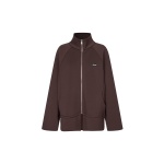 Scuba Full Zip Jacket Dark Brown