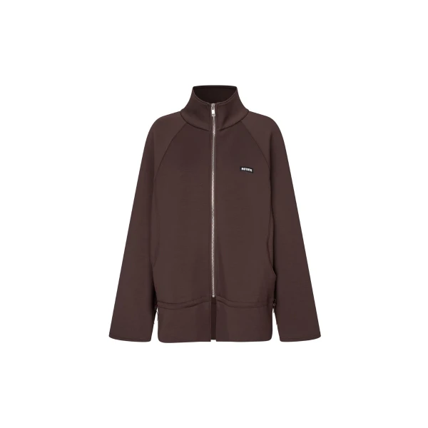 Scuba Full Zip Jacket Dark Brown