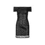 Sequins Mini Dress Black