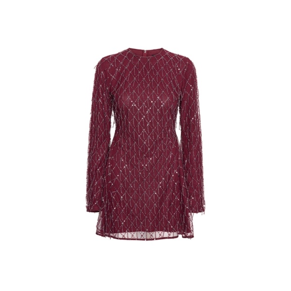 Sequins Mini Flared Dress