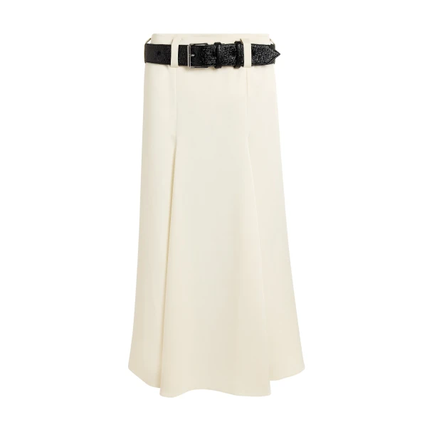 Nuala Skirt in Sorbet with Coated Tweed Belt