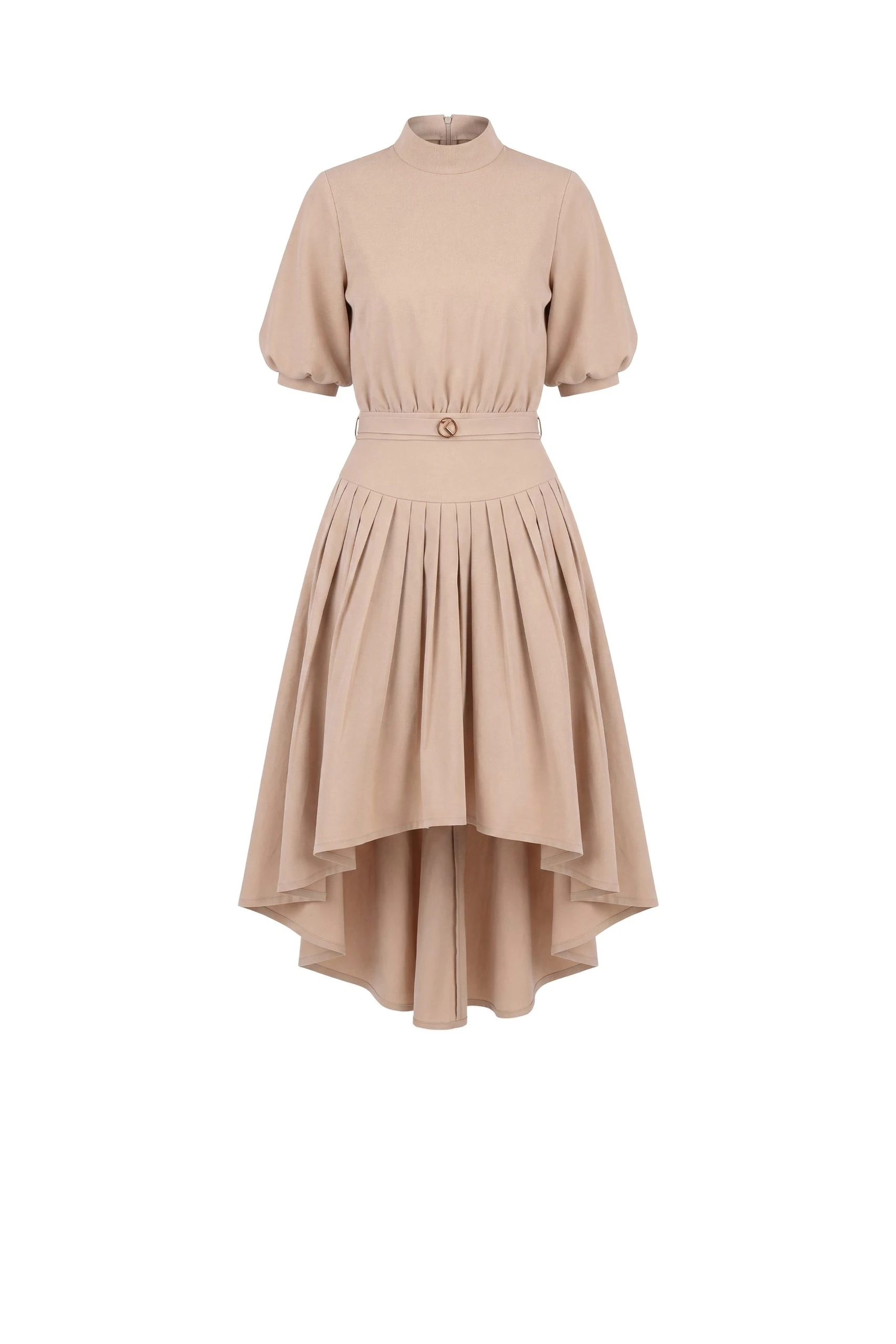 Saiid Kobeisy Crepe Short Dress in Skin | Dresses | Coveti Saiid Kobeisy Crepe Short Dress in Skin