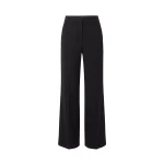 Saiid Kobeisy Floral Tailored Pants in Jet Black