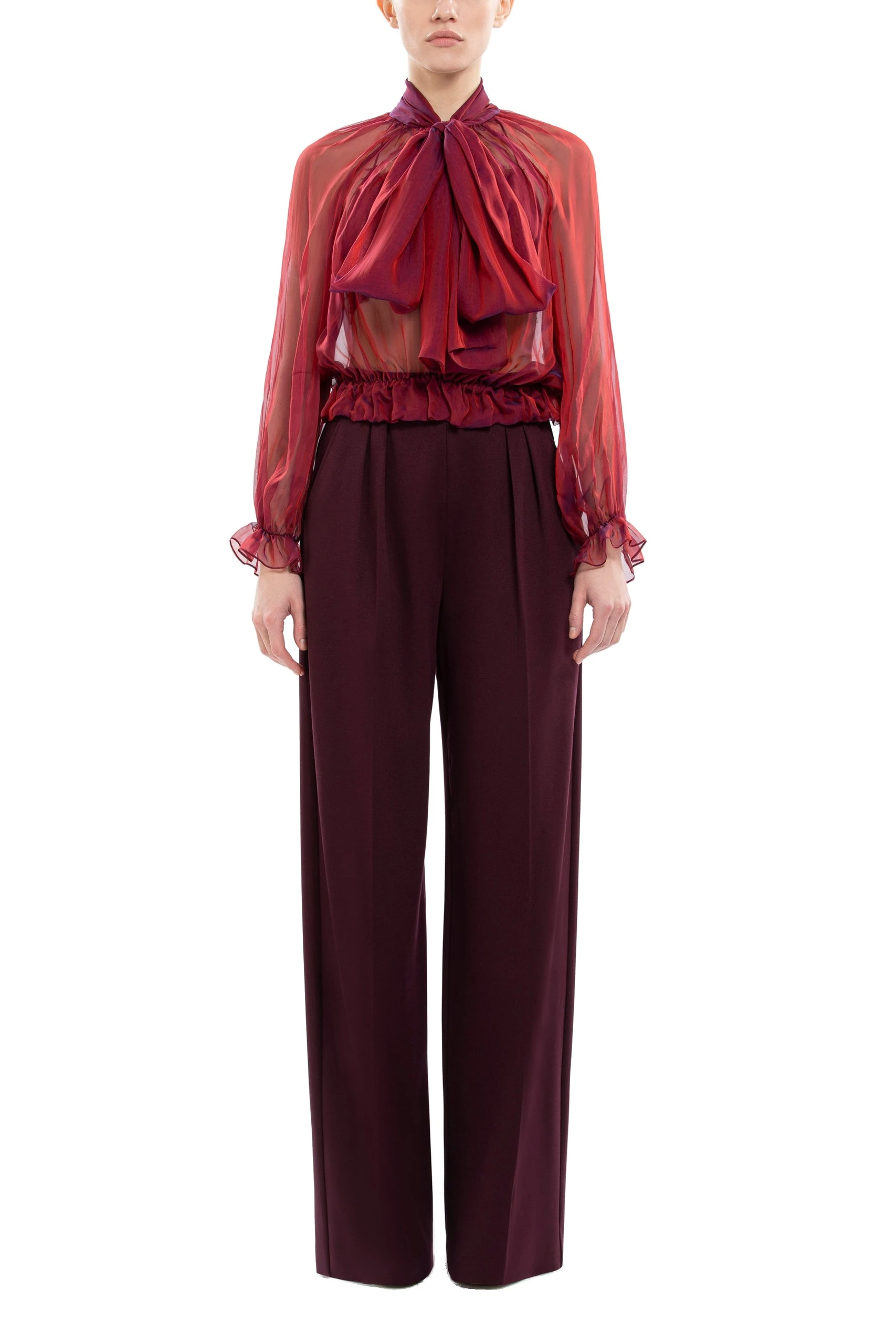 Saiid Kobeisy Lace Bra in Italian Plum | Tops | Coveti Saiid Kobeisy Lace Bra in Italian Plum
