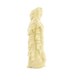 Saiid Kobeisy Layered Organza Dress in Yellow Pear