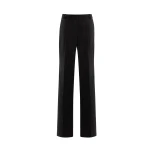 Saiid Kobeisy Straight-Cut Pants in Jet Black