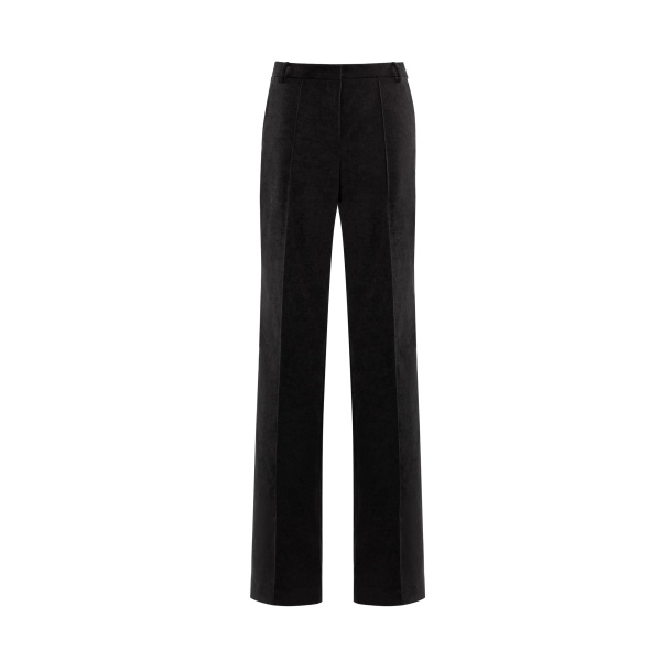 Saiid Kobeisy Straight-Cut Pants in Jet Black