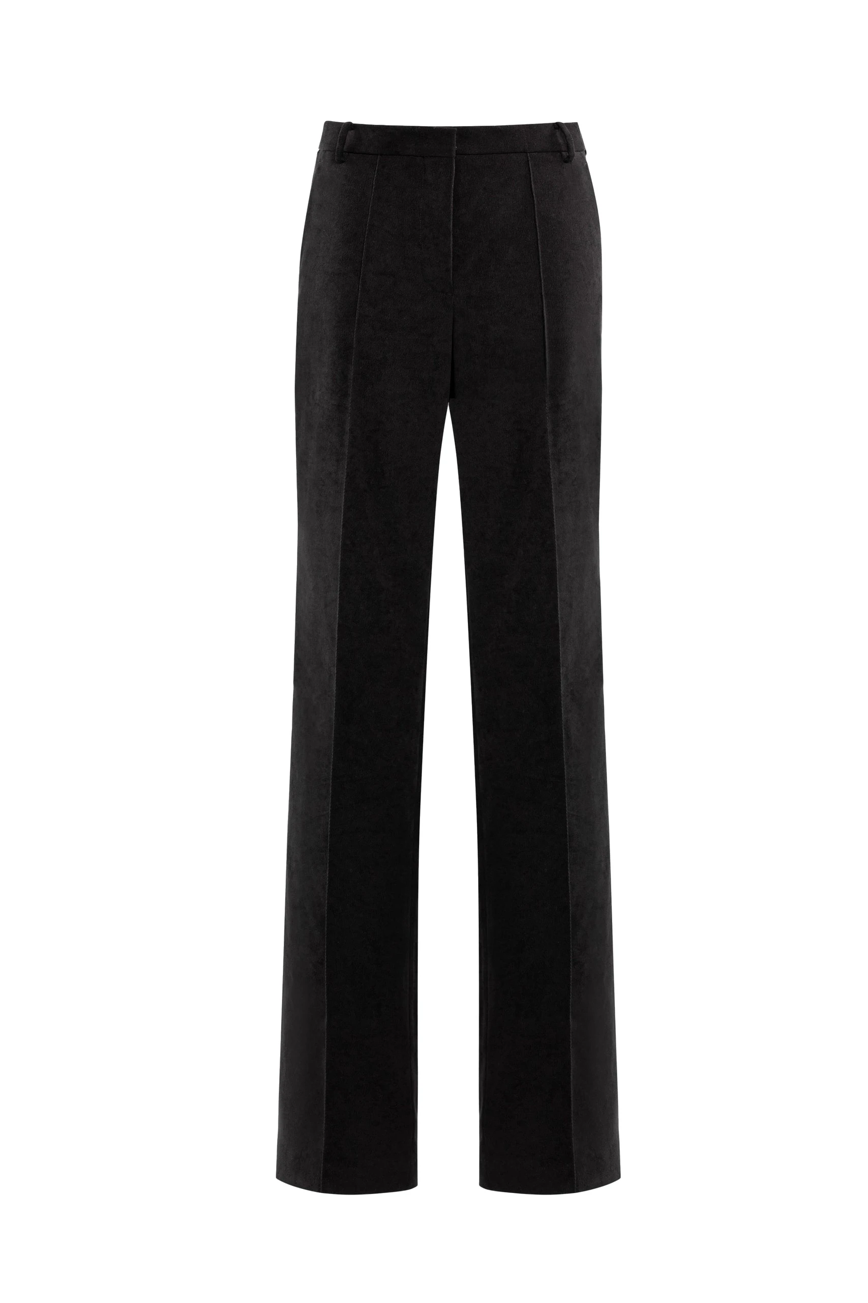 Saiid Kobeisy Straight-Cut Pants in Jet Black | Pants | Coveti Saiid Kobeisy Straight-Cut Pants in Jet Black
