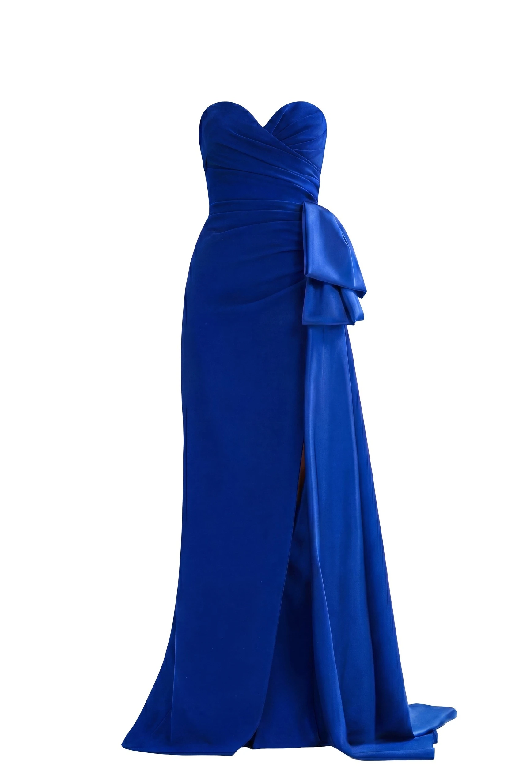 Saiid Kobeisy Strapless Long Dress in Spectrum Blue | Dresses | Coveti Saiid Kobeisy Strapless Long Dress in Spectrum Blue