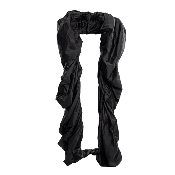 Saiid Kobeisy Taffeta Cape in Jet Black