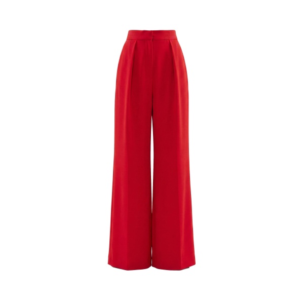 Saiid Kobeisy Tailored Pants in Space Cherry