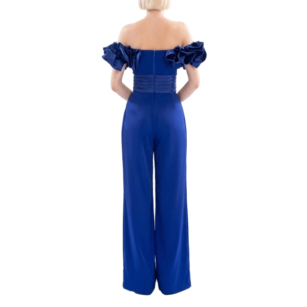 Saiid Kobeisy Tailored Pants in Spectrum Blue, view 3