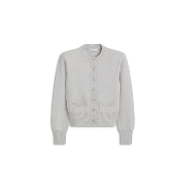 Cashmere Wool Cardigan in Chiffon
