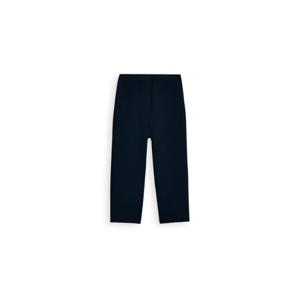 Crepe Knit Capri in Navy