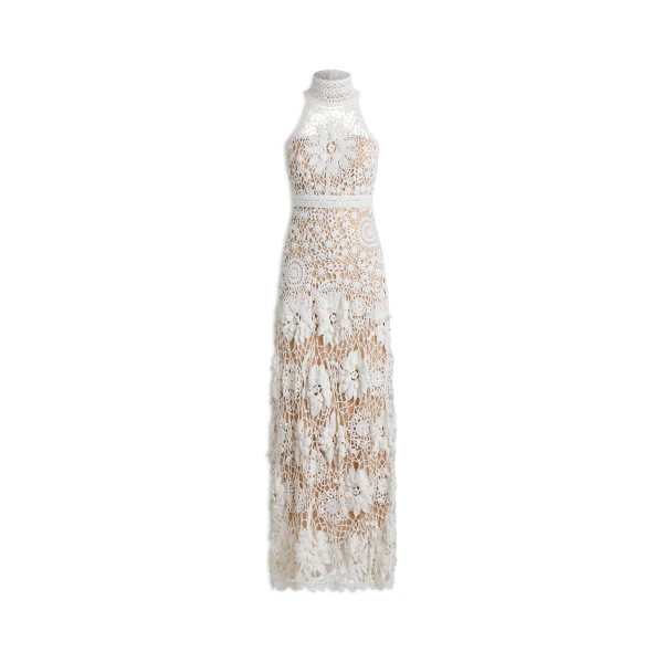 Crochet Gown in White