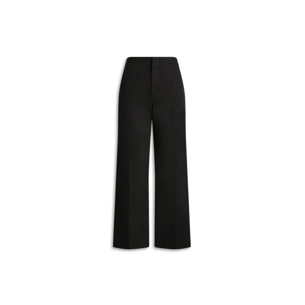 Denim Cropped Jean in Black
