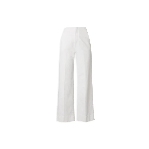 Denim Cropped Jean in White