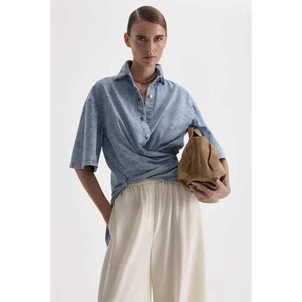 Denim Relaxed Shirt