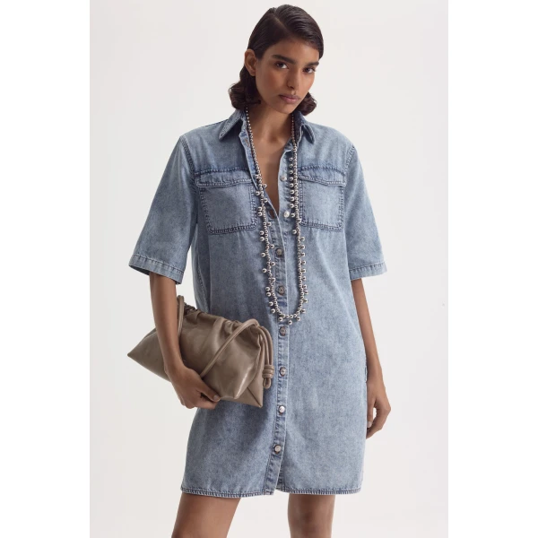 Denim Shirt Dress