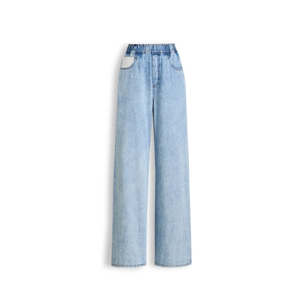 Denim Soft Waist Jean in Snow Wash
