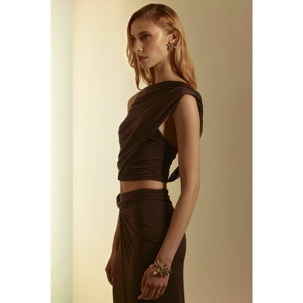 Knit Drape Top