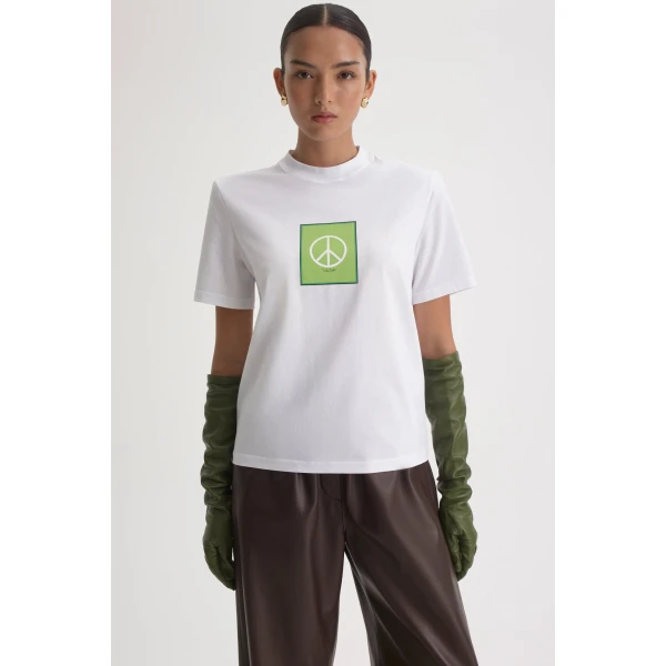 Peace Shoulder Pad T-Shirt