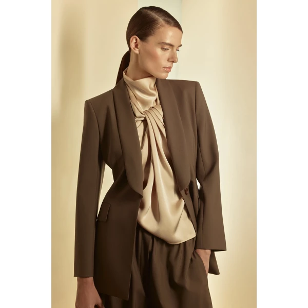 Satin Drape Top