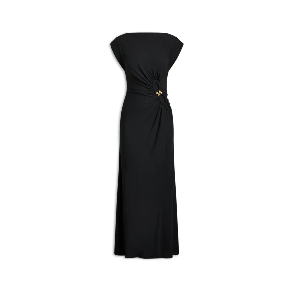 Turban Ring Dress in Black