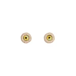 schiaparelli eye stud earrings