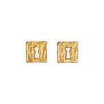 schiaparelli keyhole earrings