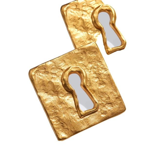 schiaparelli keyhole earrings price