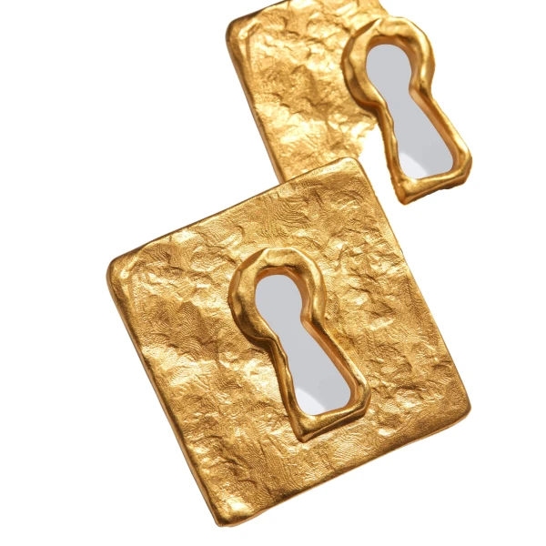 schiaparelli keyhole earrings price