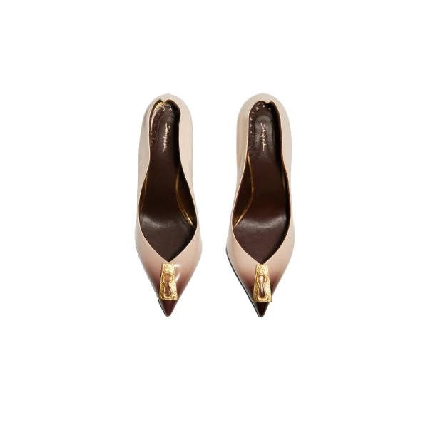 schiaparelli patent keyhole pumps price