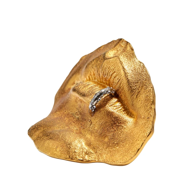 schiaparelli pierced mouth brooch price