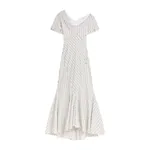 schiaparelli scoop neck dress
