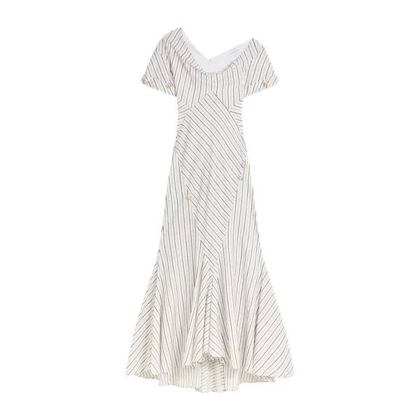 schiaparelli scoop neck dress