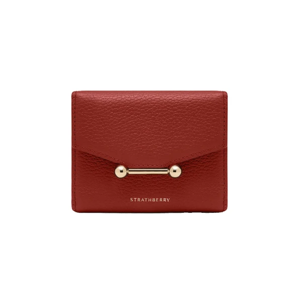 Mosaic Trifold Wallet in Levanto Red