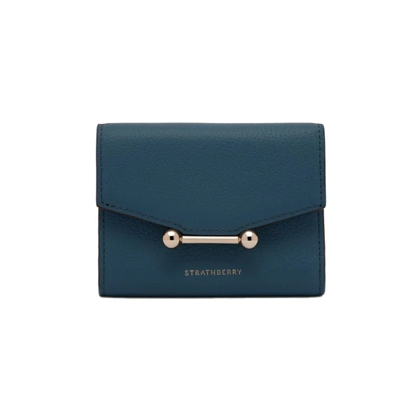 Mosaic Trifold Wallet in Loch Blue